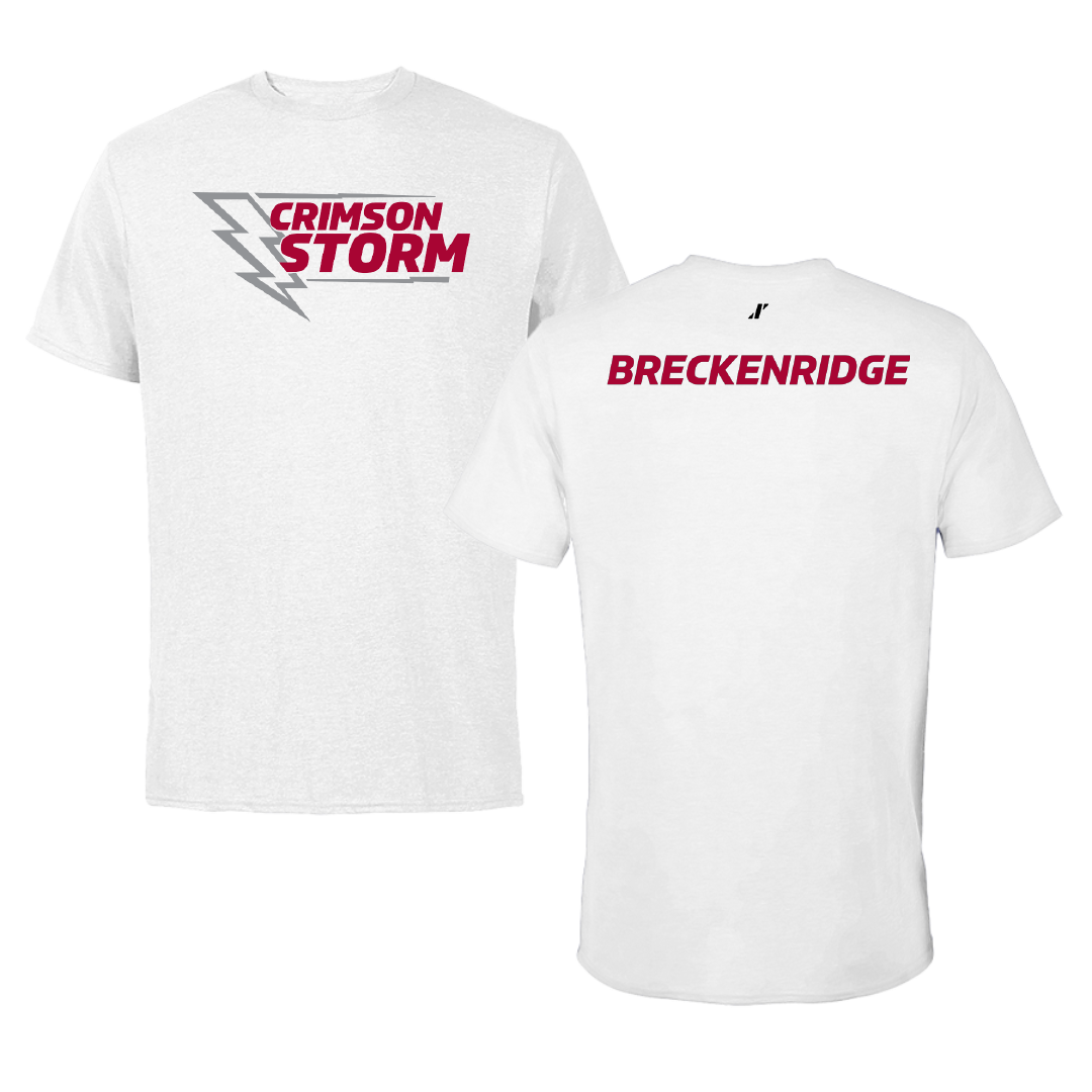 Southern Nazarene University TF and XC White Tee - Dillon Breckenridge