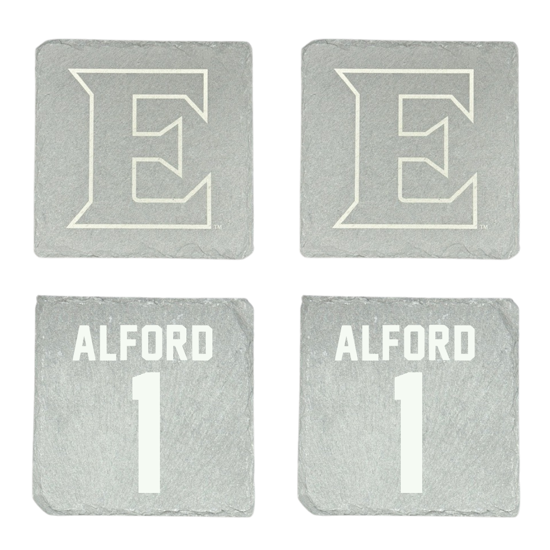 Elon University Baseball Stone Coaster (4 Pack)  - #1 Jackson Alford