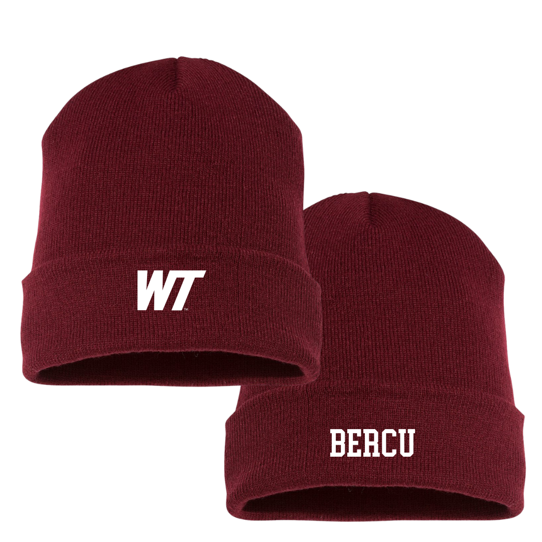 West Texas A&M University Soccer (M) Maroon Beanie - #33 Sol Bercu