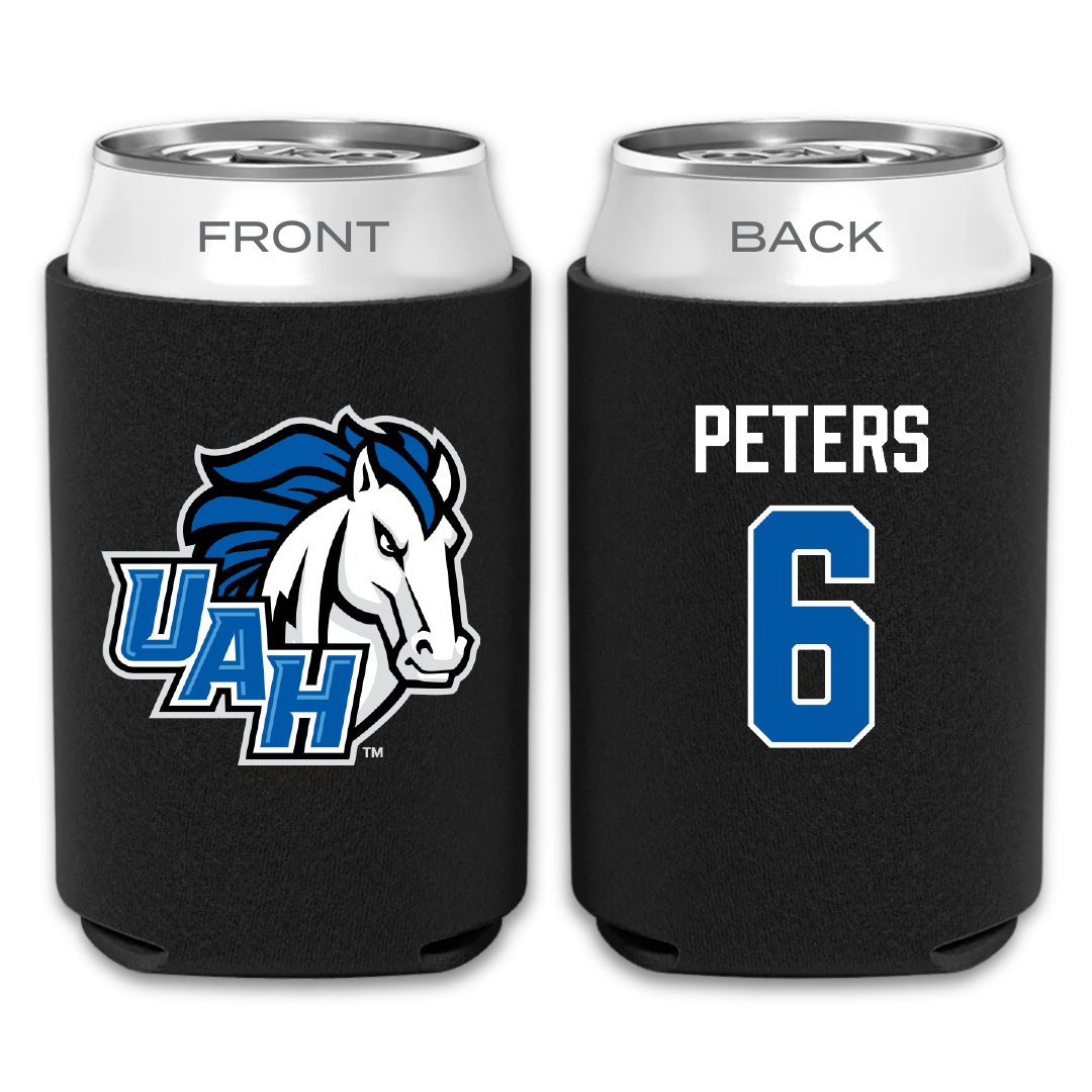 Huntsville Baseball Black Can Cooler - #6 Jacob Peters
