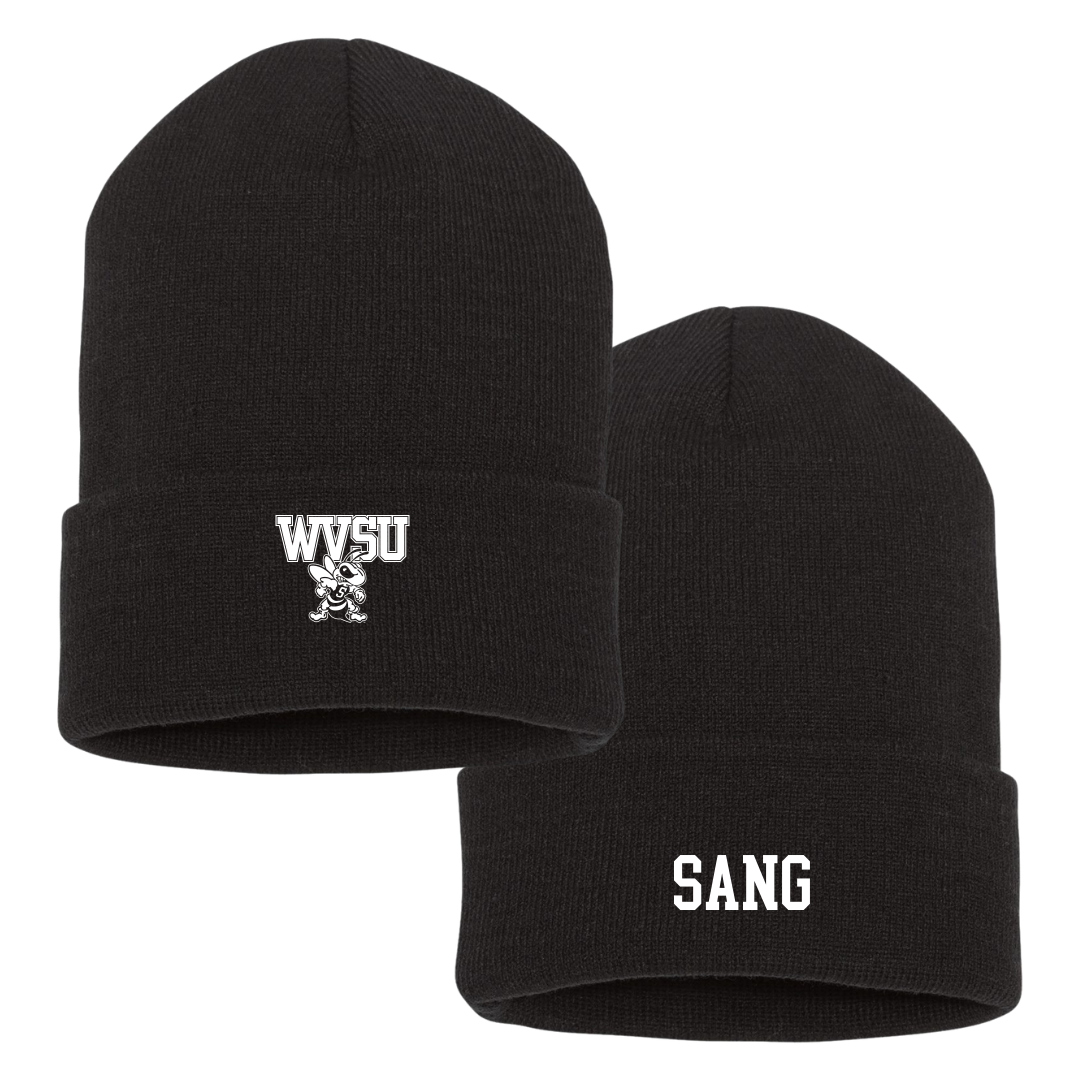 West Virginia State University Golf (M) Black Beanie - Brennen Sang