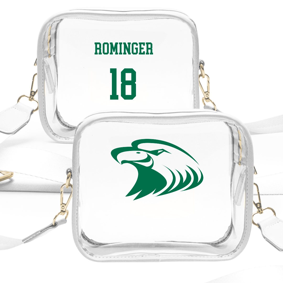 Central Methodist University Softball White Clear Stadium Bag - #18 Kori Rominger