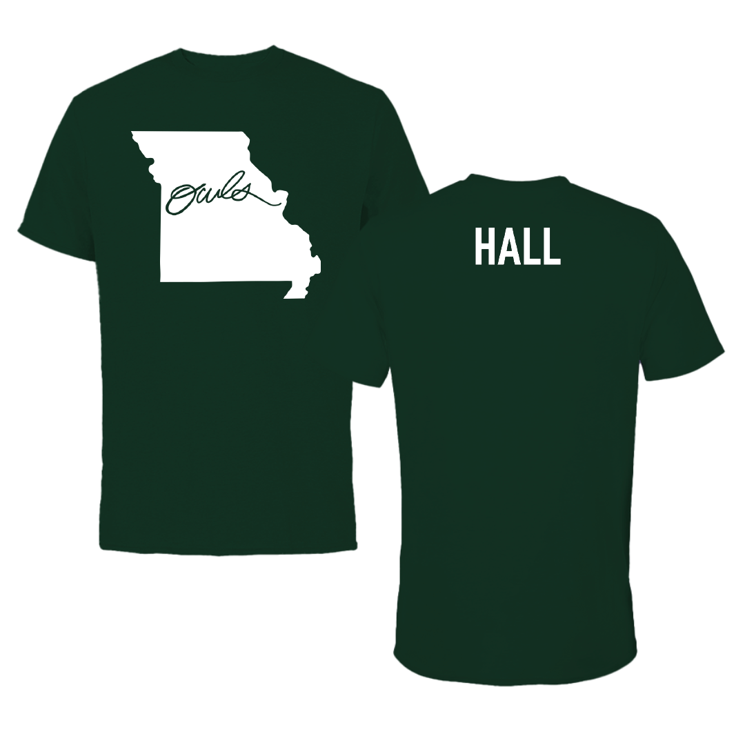 William Woods University Football Forest Green State Tee - Jay Hall