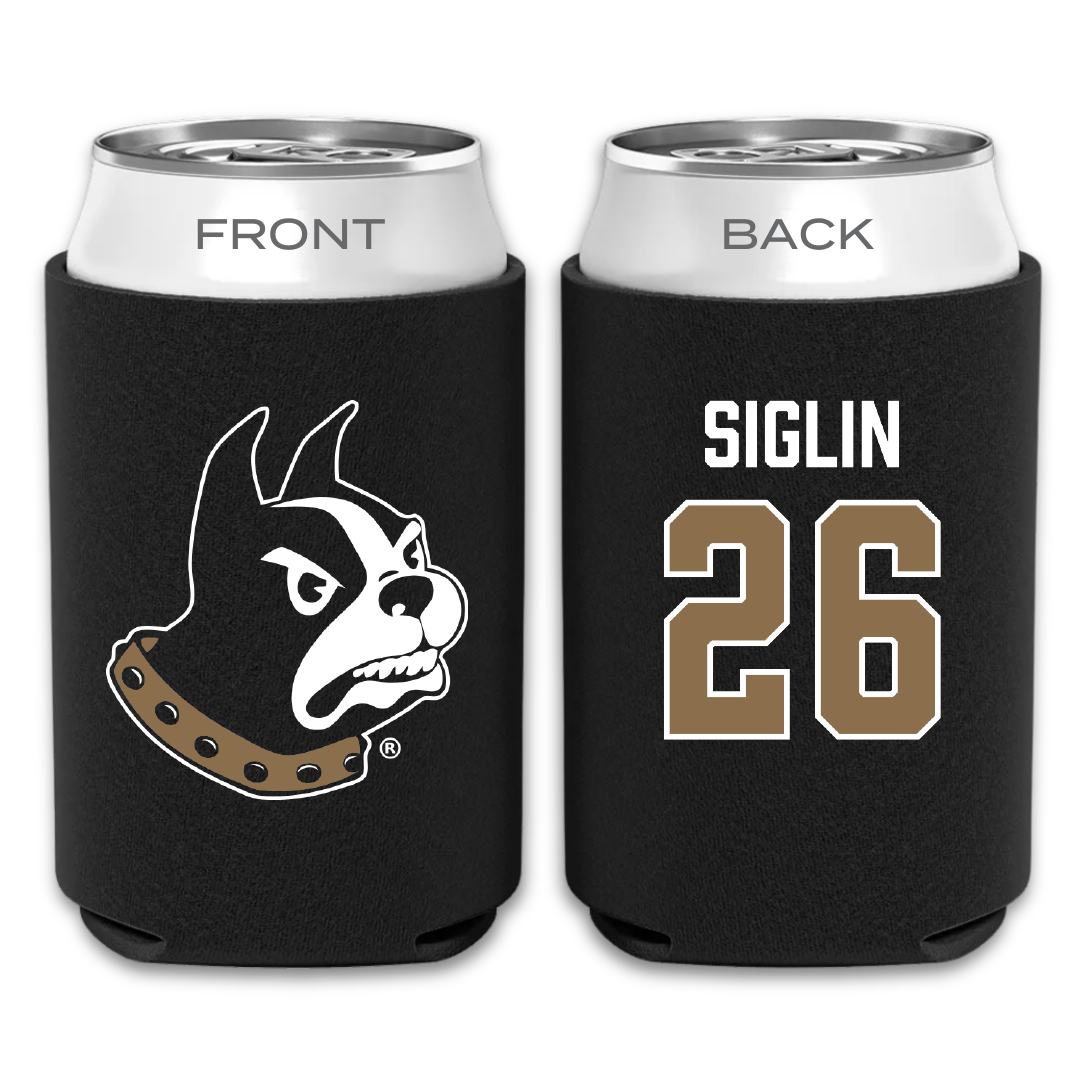Wofford College Lacrosse Black Can Cooler - #26 Morgan Siglin