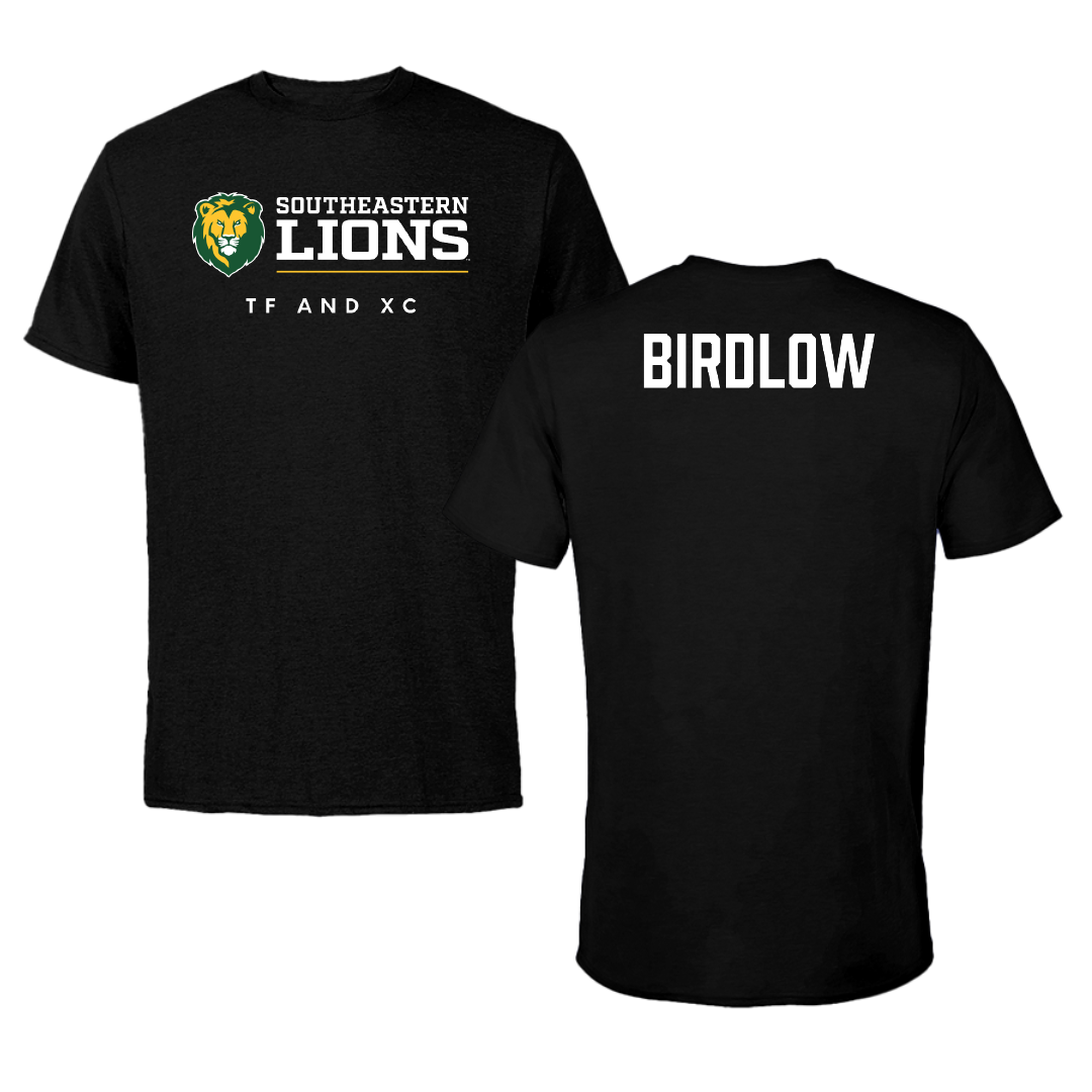 Southeastern Louisiana University TF and XC Black Performance Tee - Micaiah Birdlow