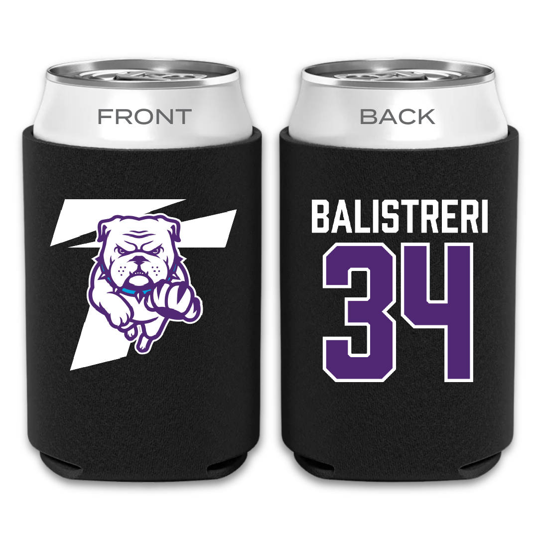 Truman State University Baseball Black Can Cooler - #34 Bryce Balistreri