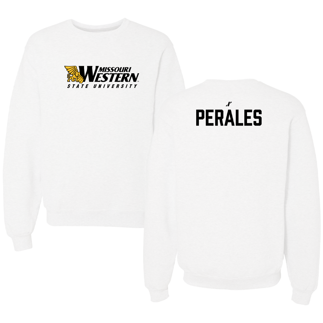 Missouri Western State University Football White Crewneck - DeAngelo Perales