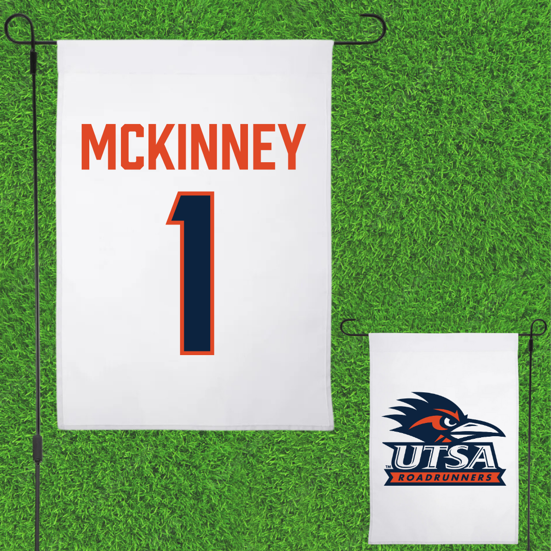 University of Texas at San Antonio Softball White Garden Flag - #1 Kailey McKinney