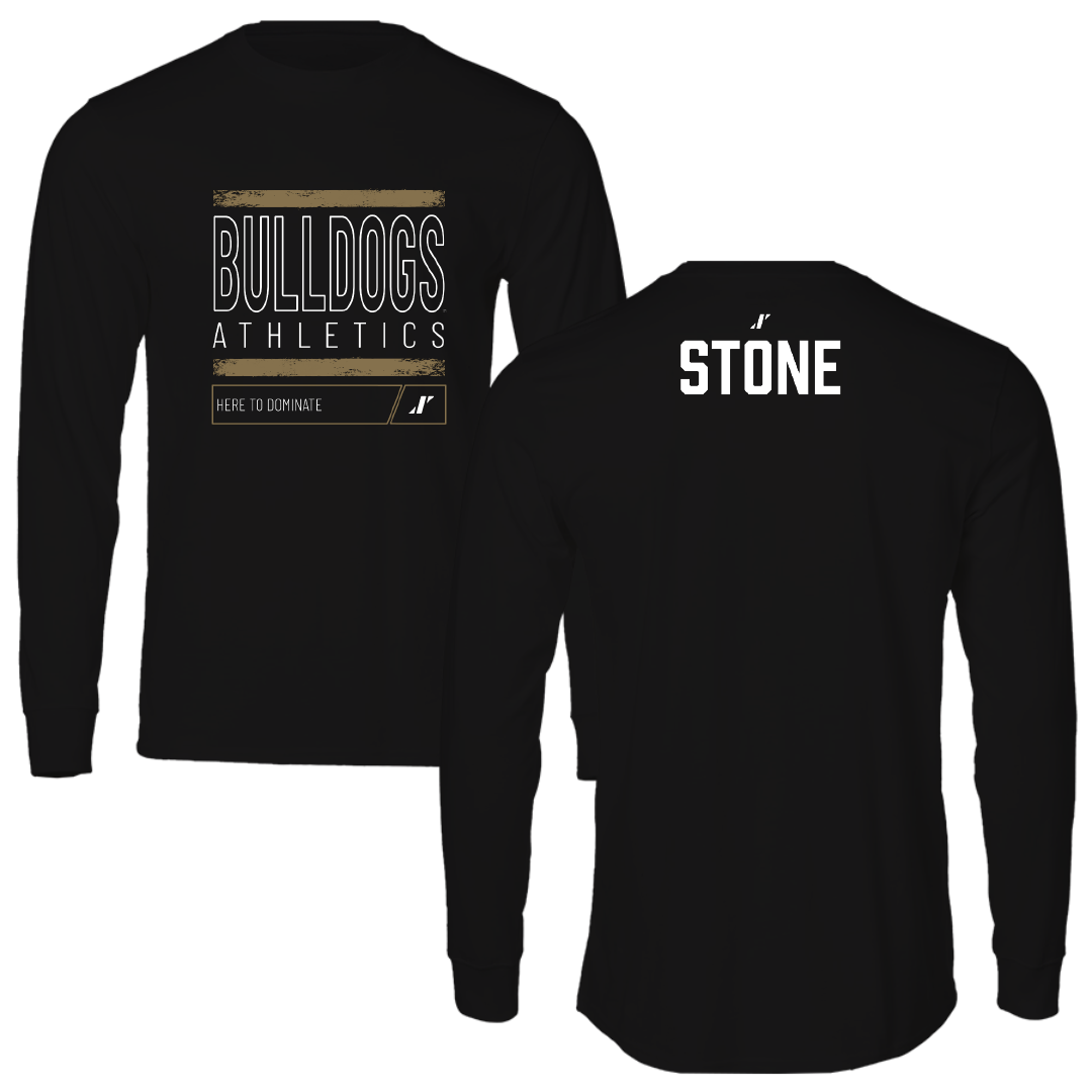 Bryant University Rowing (W) Black Dominate Performance Long Sleeve - Jayla Stone