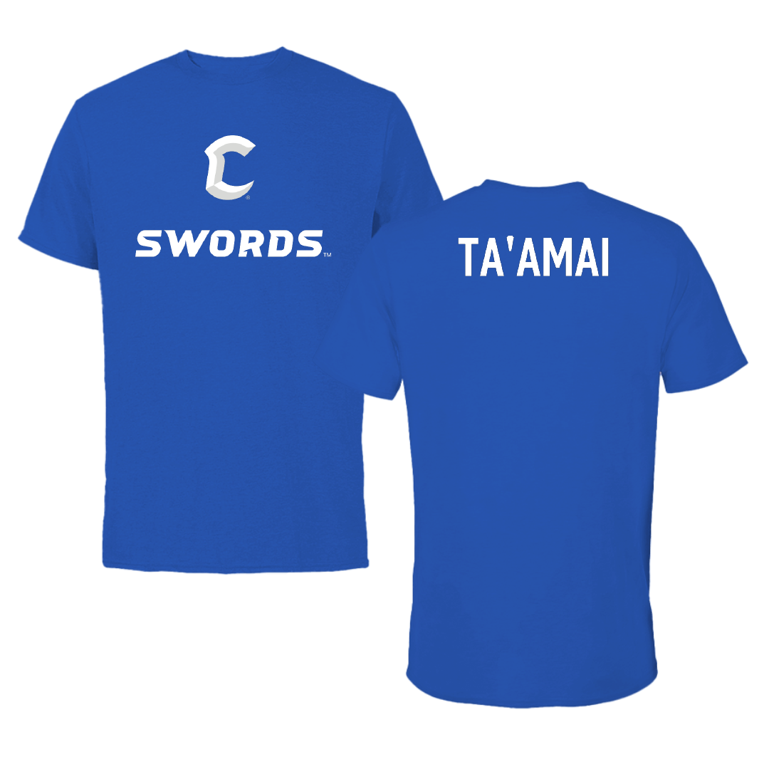 Chaminade University Softball Blue Performance Tee - Carisma Ta'amai