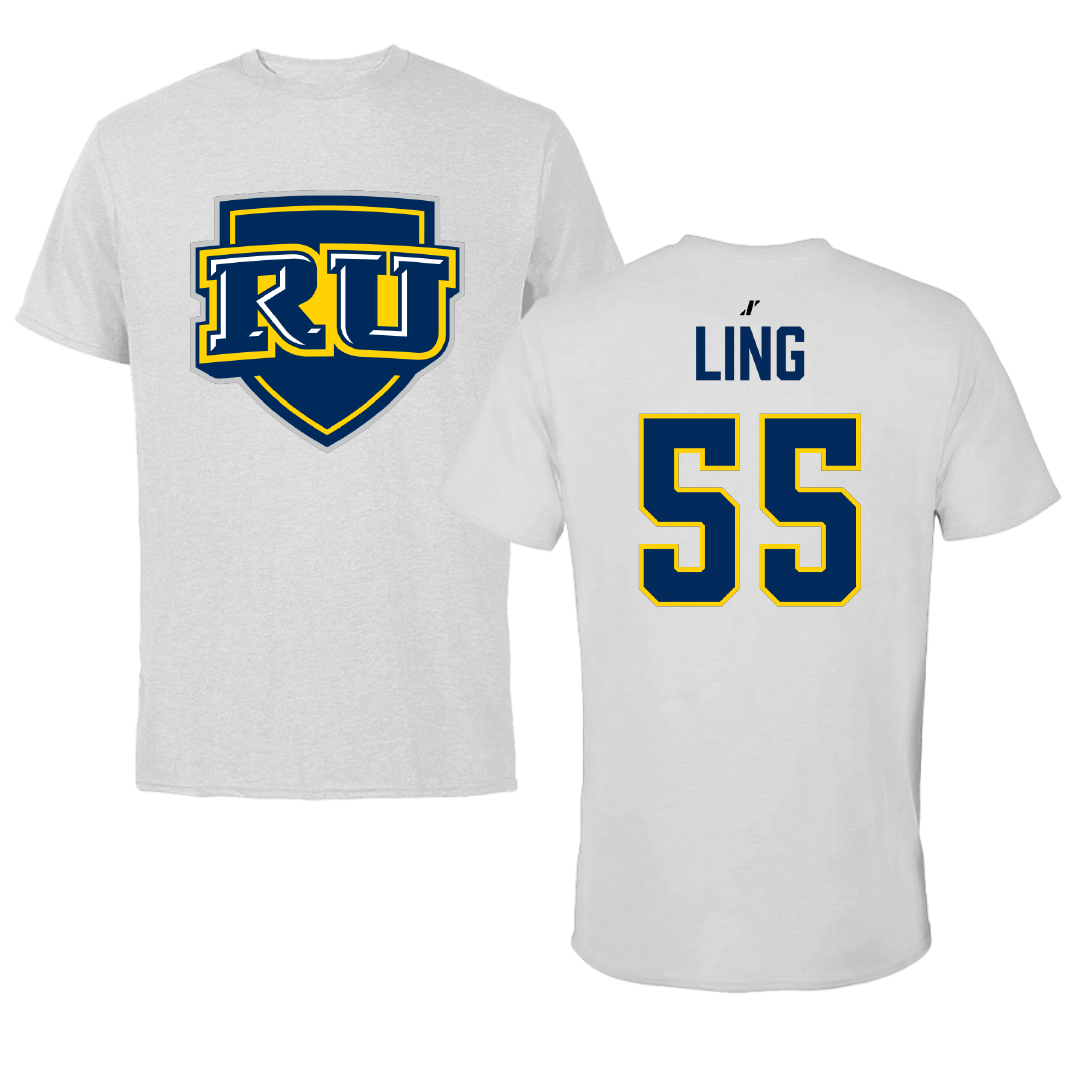 Regis University (Colorado) Baseball Light Gray Tee - #55 Nathan Ling