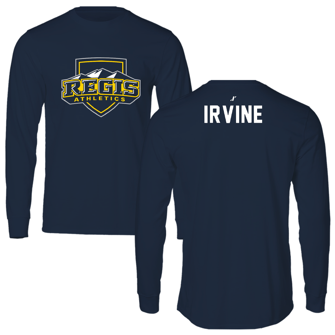 Regis University (Colorado) Soccer Navy Performance Long Sleeve - Anija Irvine
