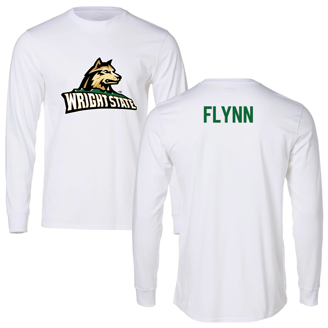 Wright State University Golf White Long Sleeve - Andrew Flynn
