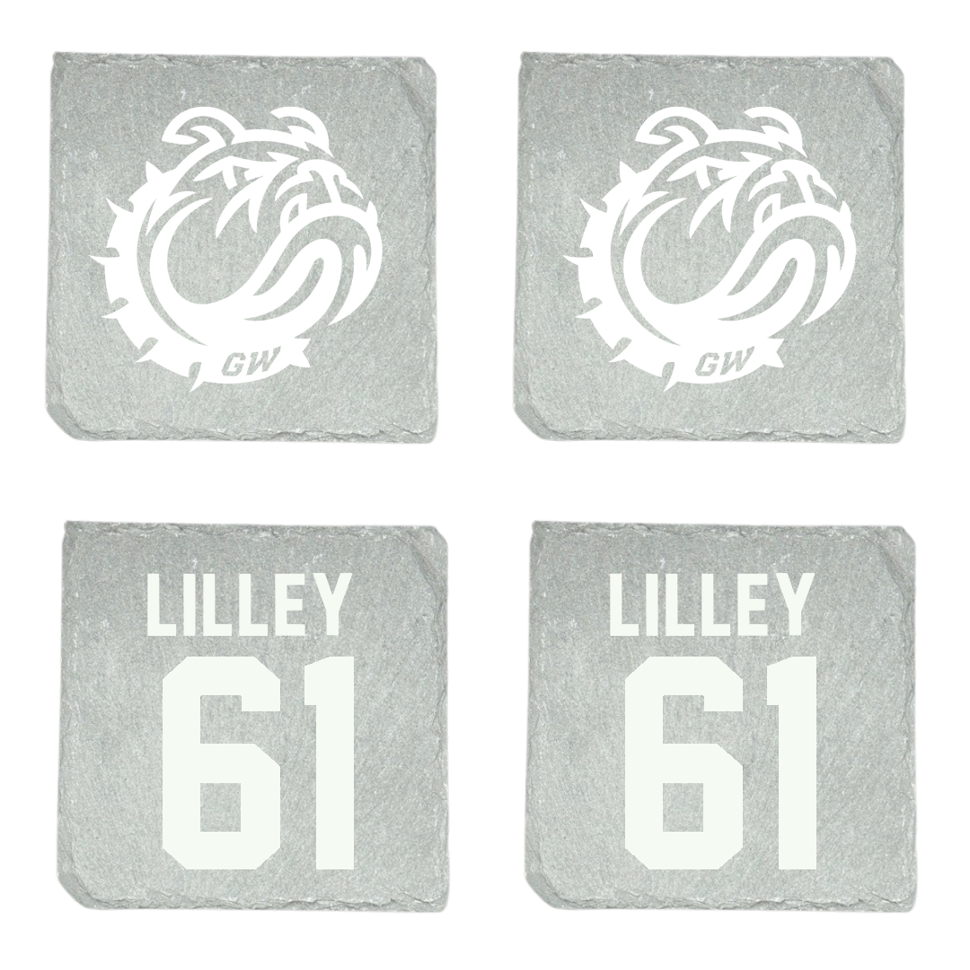 Gardner-Webb University Football Stone Coaster (4 Pack)  - #61 Preston Lilley