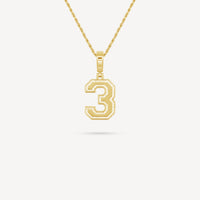 Gold Presidents Pendant and Chain - #3 Kyle Breitwieser
