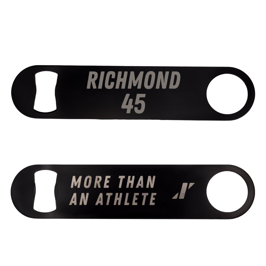 Baseball Black Bottle Opener - #45 Chris Richmond