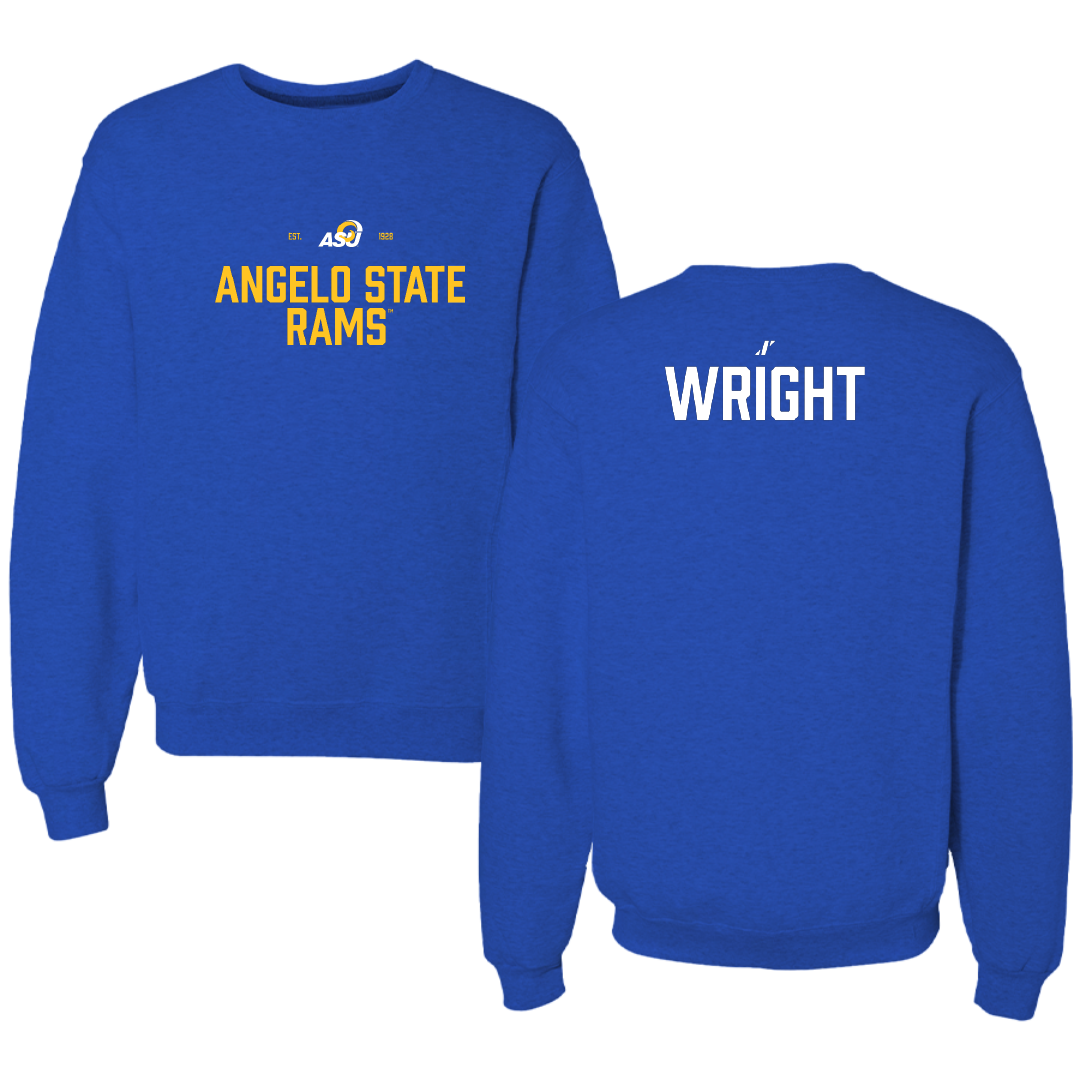 Angelo State University TF and XC Blue General Crewneck - Baylor Wright