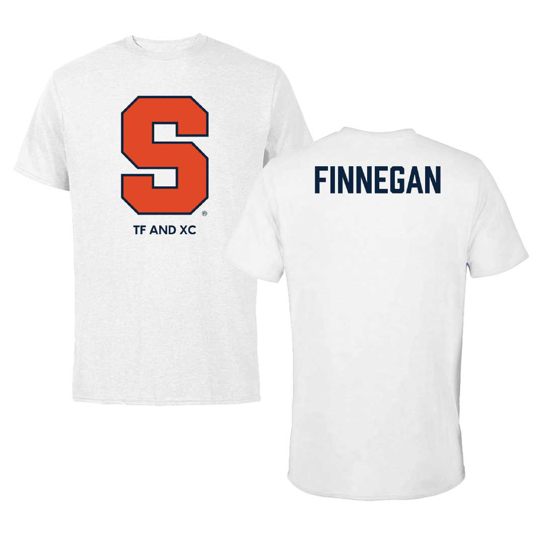 Syracuse University TF and XC White Performance Tee - Grace Finnegan