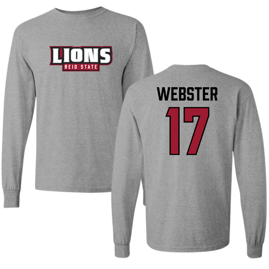 Reid State Community College Baseball Sport Gray Long Sleeve - #17 Kolten Webster