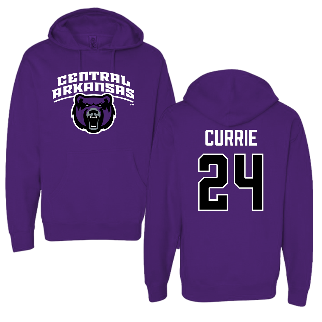 University of Central Arkansas Softball Purple Hoodie - #24 Sarah Currie