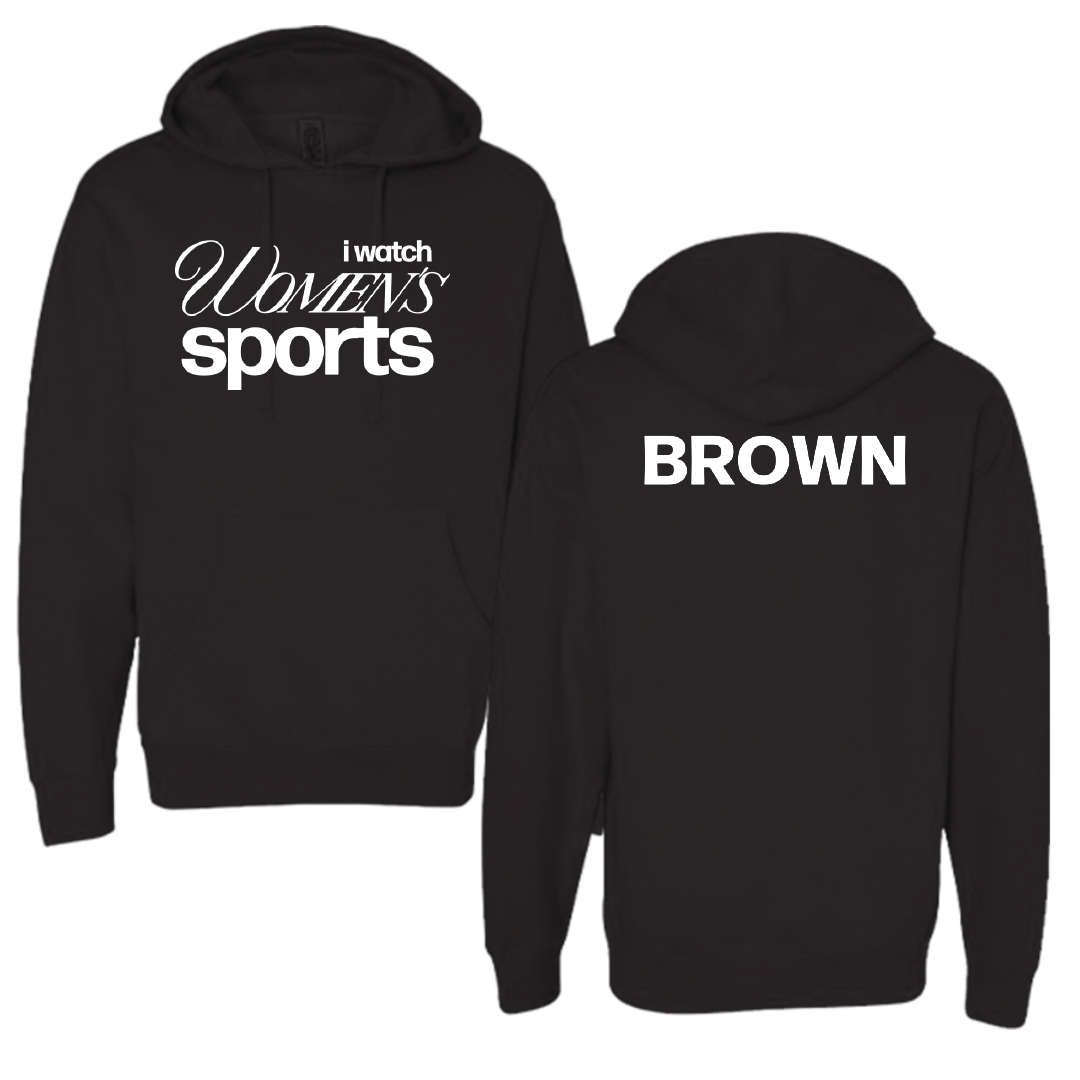 Southeastern Oklahoma State University TF and XC Black WHM Hoodie - Uryaha Brown