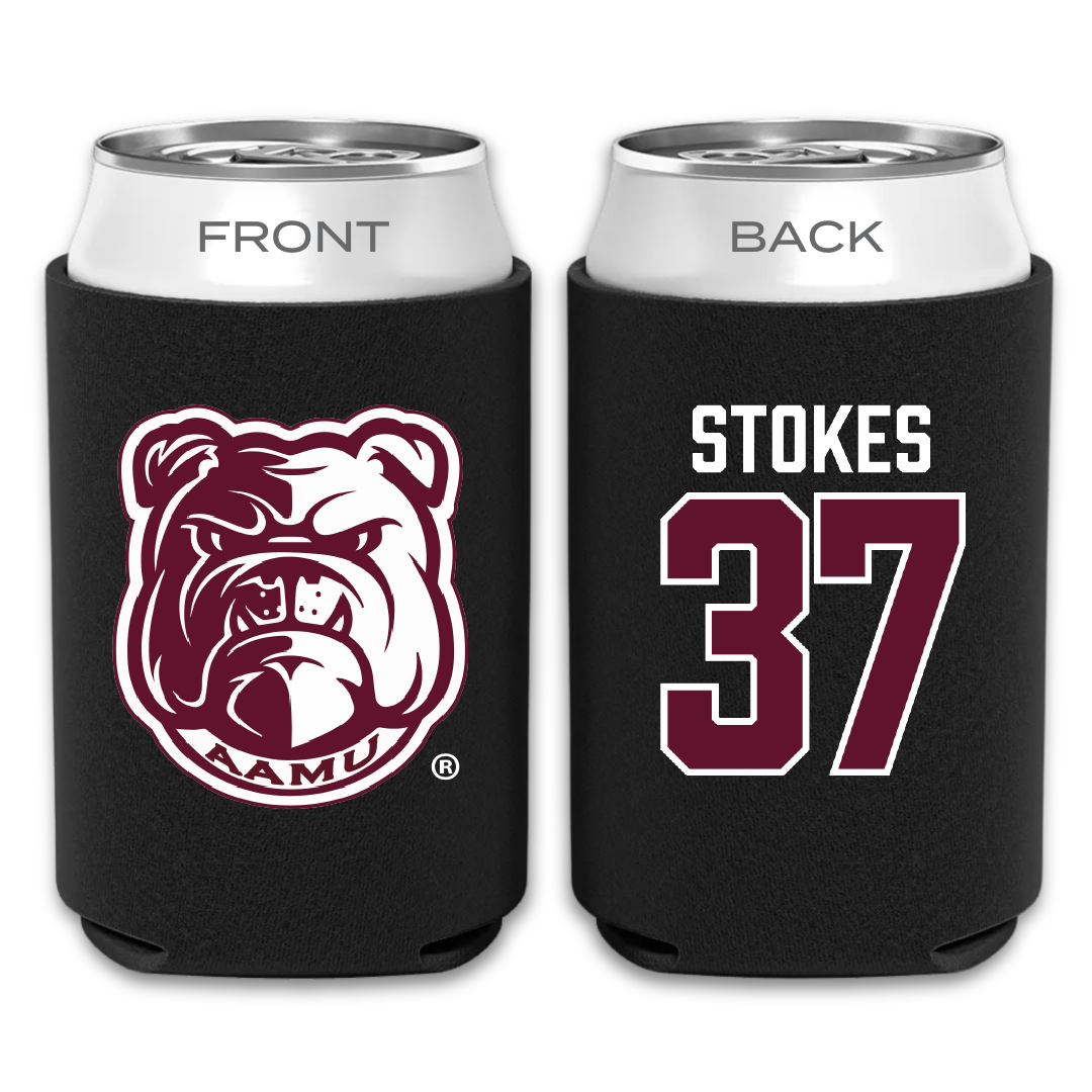 Alabama A&M University Baseball Black Can Cooler - #37 Kobe Stokes