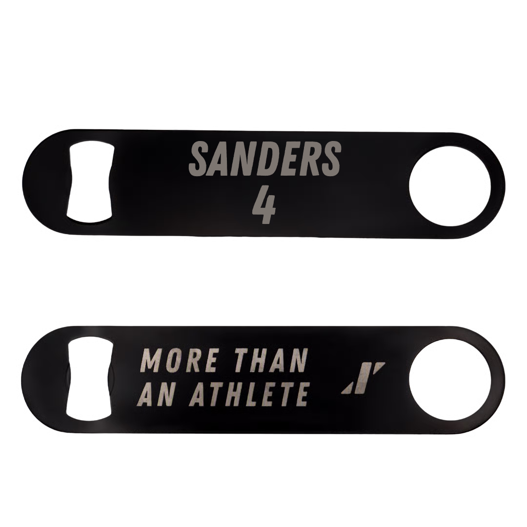 Football Black Bottle Opener - #4 Cooper Sanders