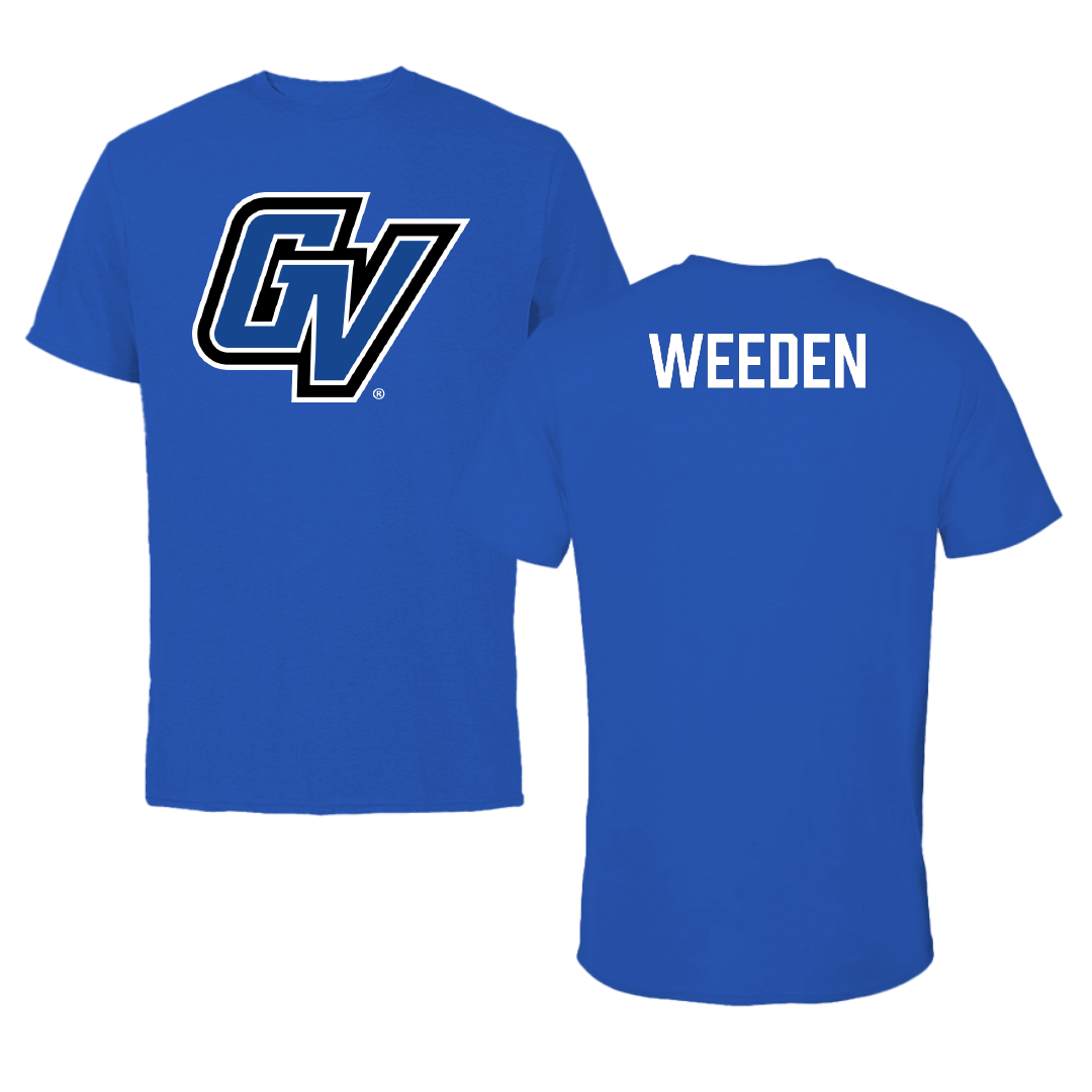 Grand Valley State University TF and XC Blue Tee - Garrett Weeden