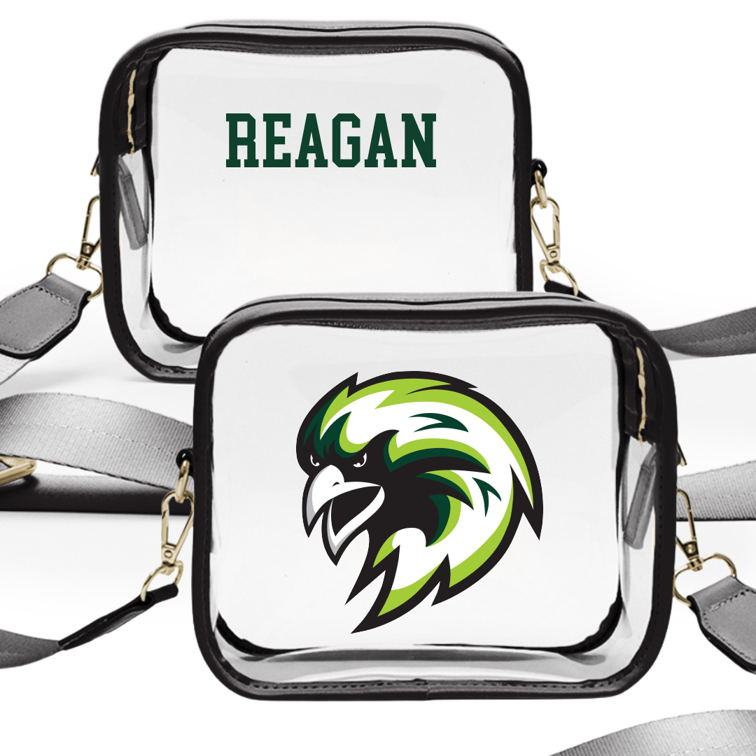 Northwest Arkansas Community College Esports Black Clear Stadium Bag - R. Della Rosa Reagan