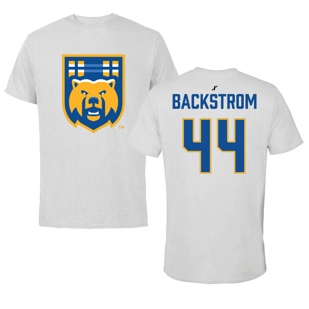 University of California-Riverside Baseball Light Gray Performance Tee - #44 Hunter Backstrom