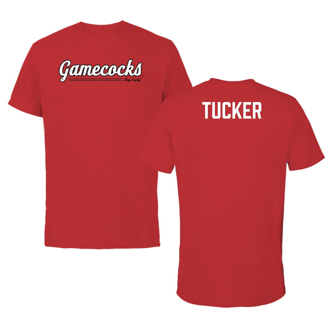 Jacksonville State University TF and XC Red General Performance Tee - Hailey Tucker