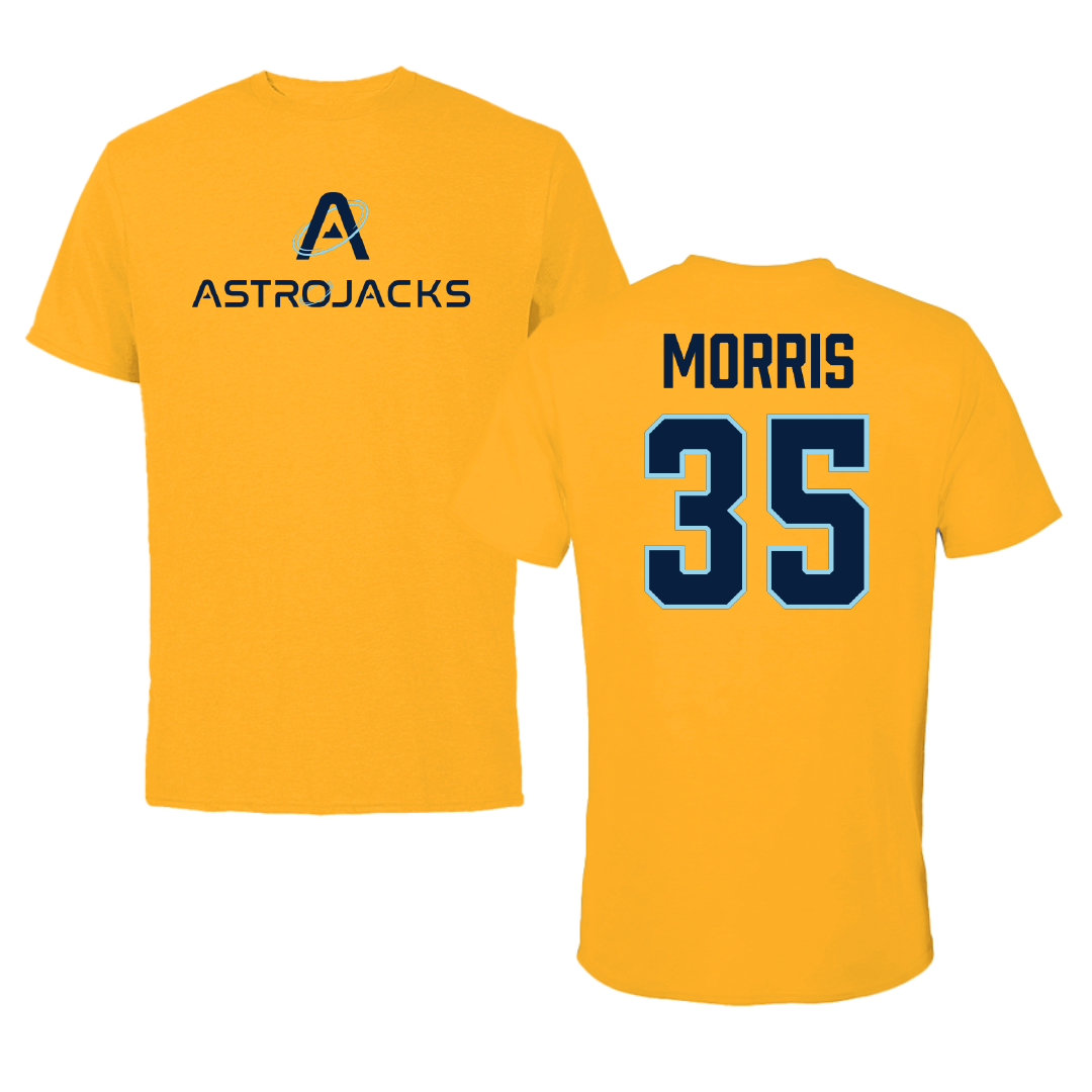 Basketball (W) Gold BB Astrojacks Performance Tee - #35 Simone Morris