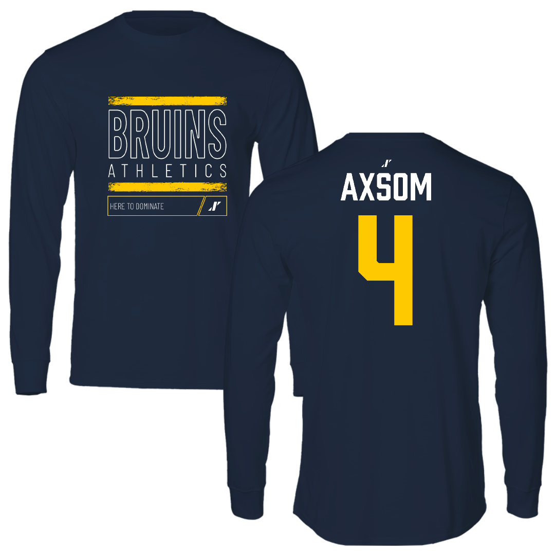 Carolina University Baseball Navy Dominate Performance Long Sleeve - #4 Garrett Axsom