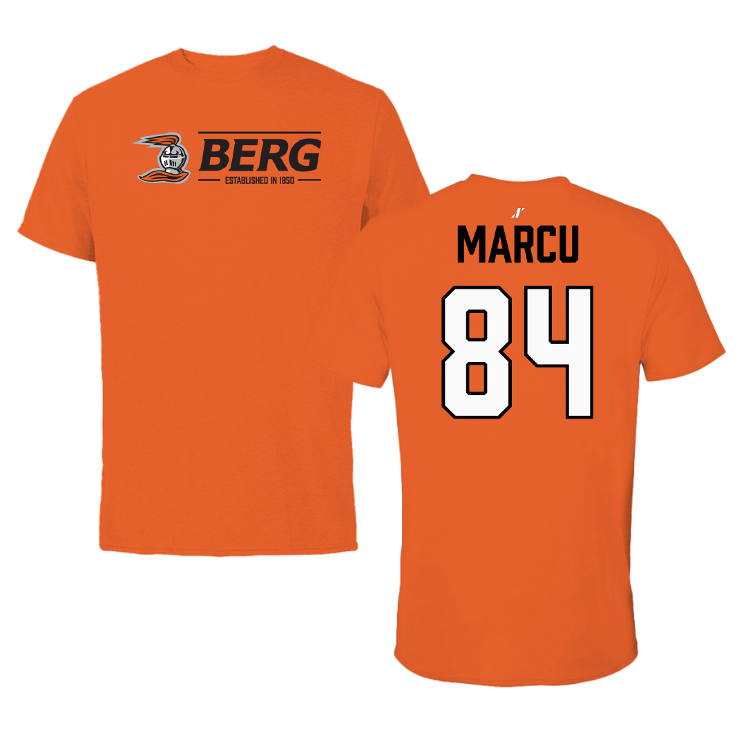 Heidelberg University Football Orange General Tee - #84 Pat Marcu