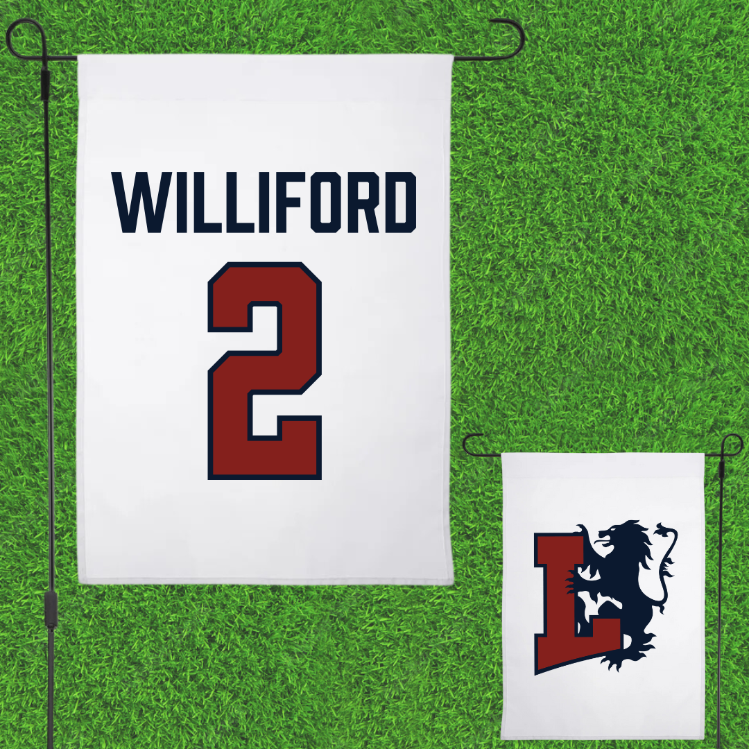 Lyon College Basketball (M) White Garden Flag - #2 Cam Williford