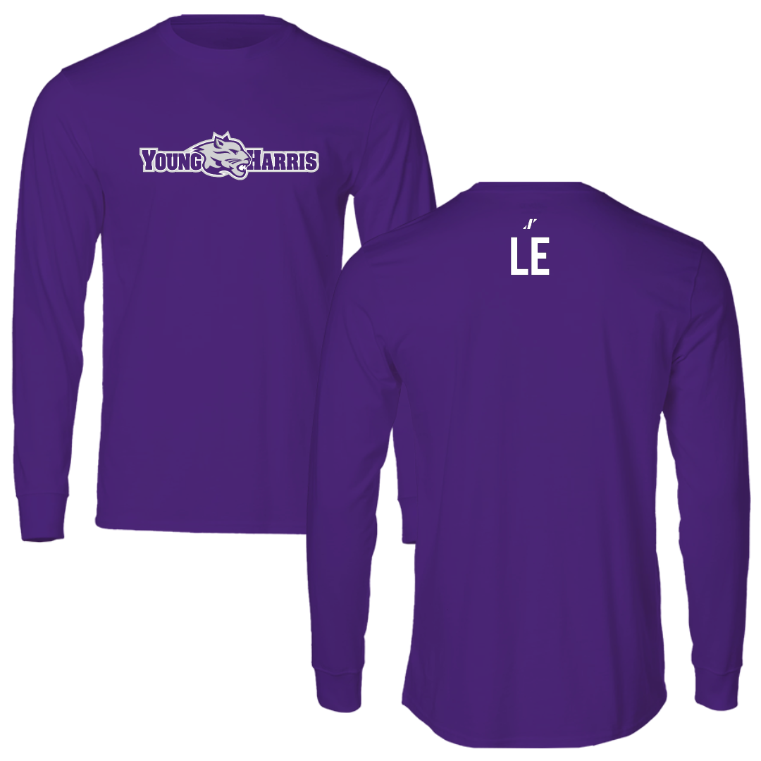Young Harris College TF and XC Purple Long Sleeve - Christopher Le