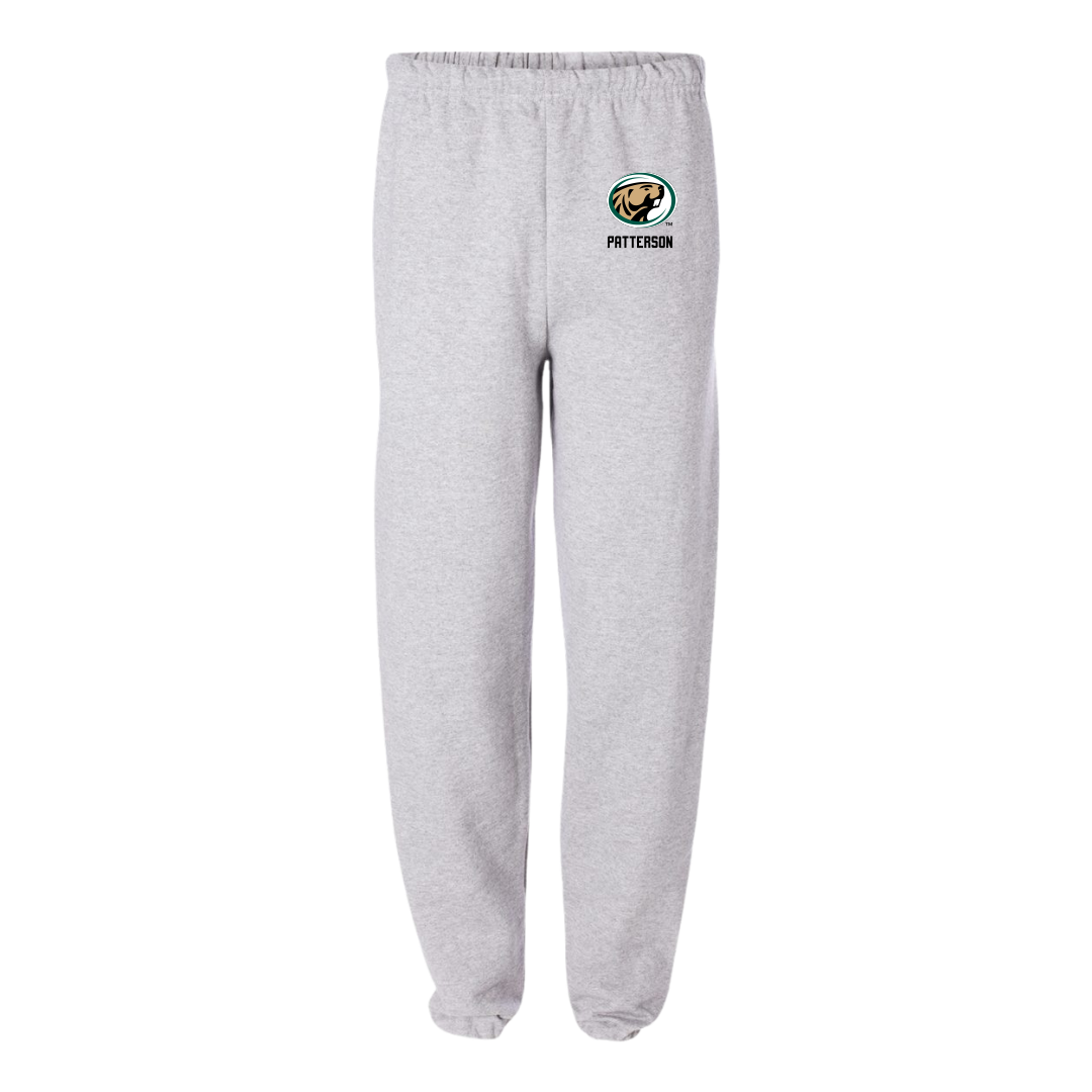 Bemidji State University Basketball (M) Light Gray Sweatpants - #14 Jalen Patterson