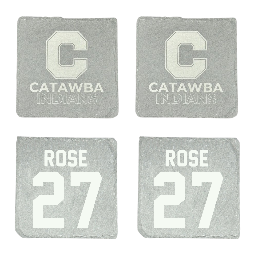Catawba College Volleyball (W) Stone Coaster (4 Pack)  - #27 Ali Rose
