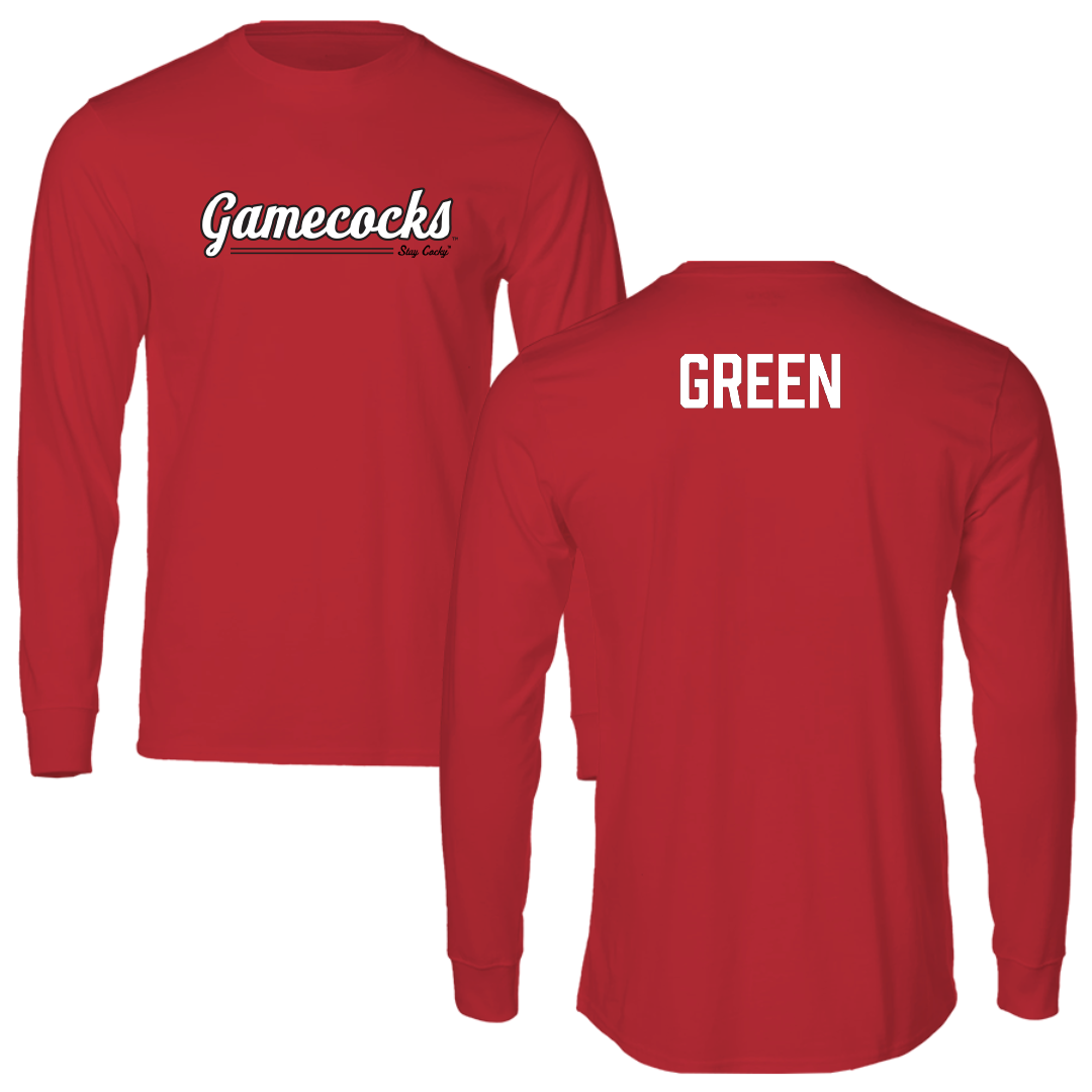 Jacksonville State University TF and XC Red General Performance Long Sleeve - Sam Green