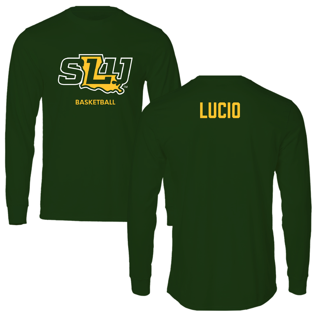 Southeastern Louisiana University Basketball (W) Forest Green Long Sleeve - Emma Lucio