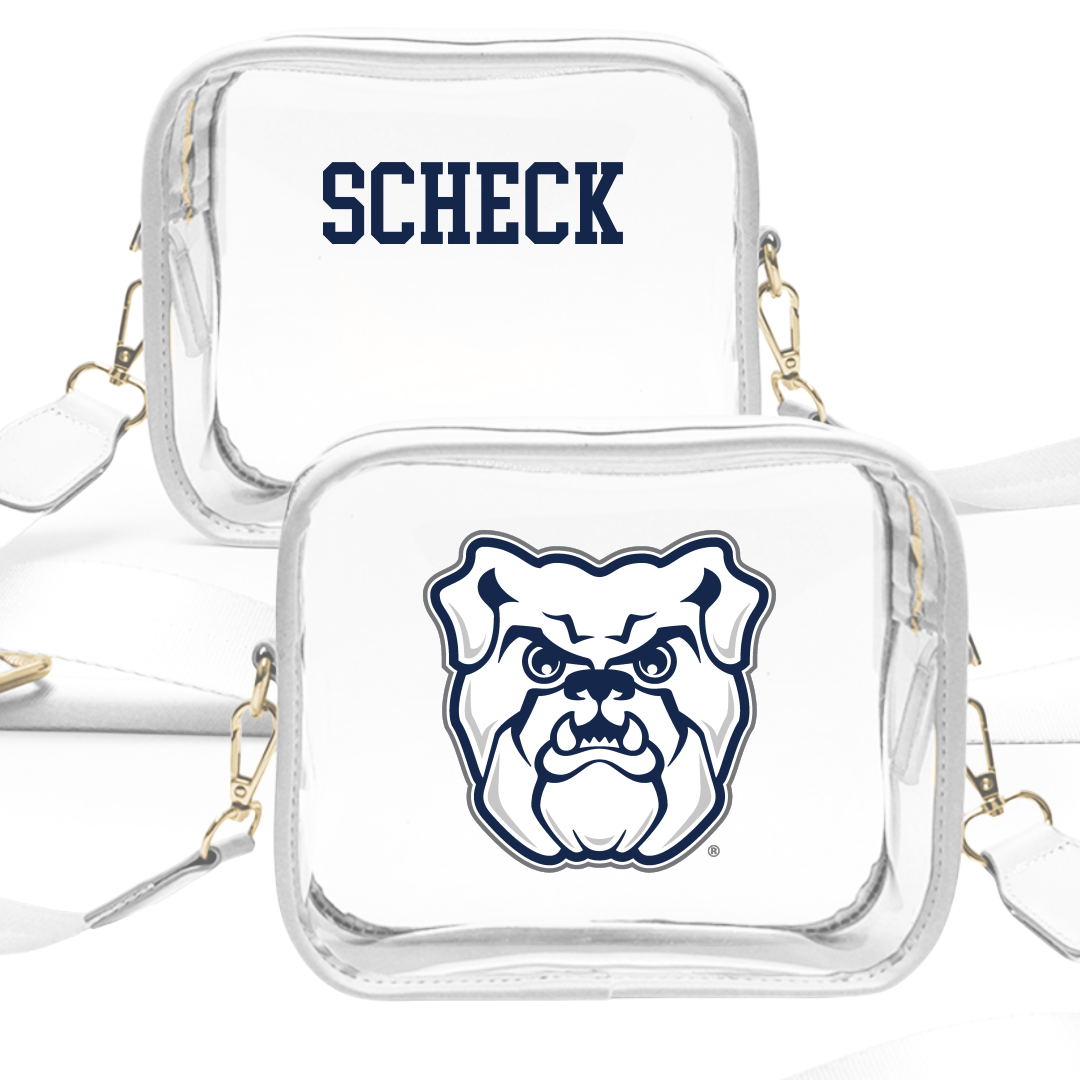 Butler University Golf (W) White Clear Stadium Bag - Kelli Scheck