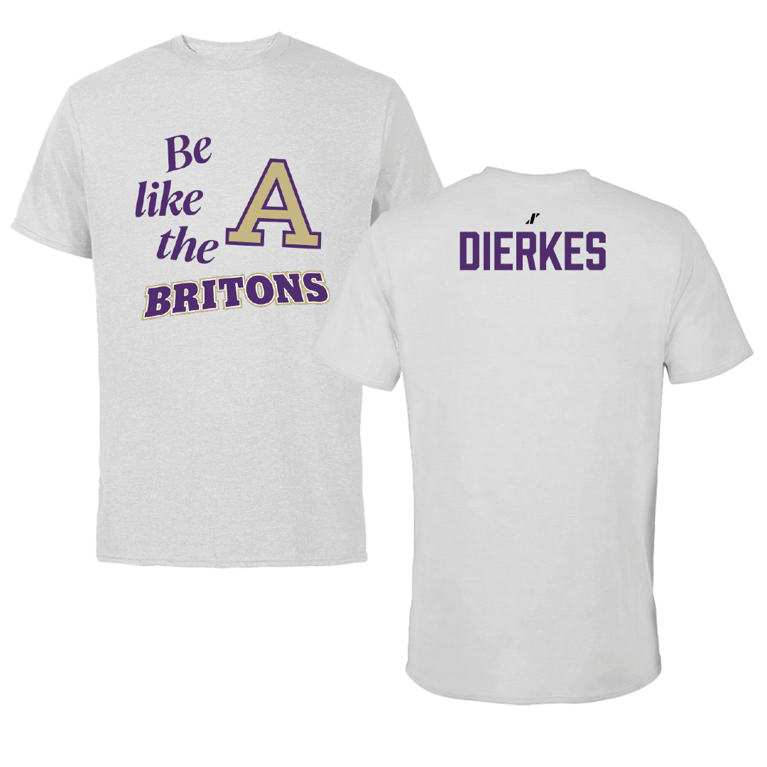 Albion College Golf (M) Light Gray Be Like Us Tee - Charlie Dierkes