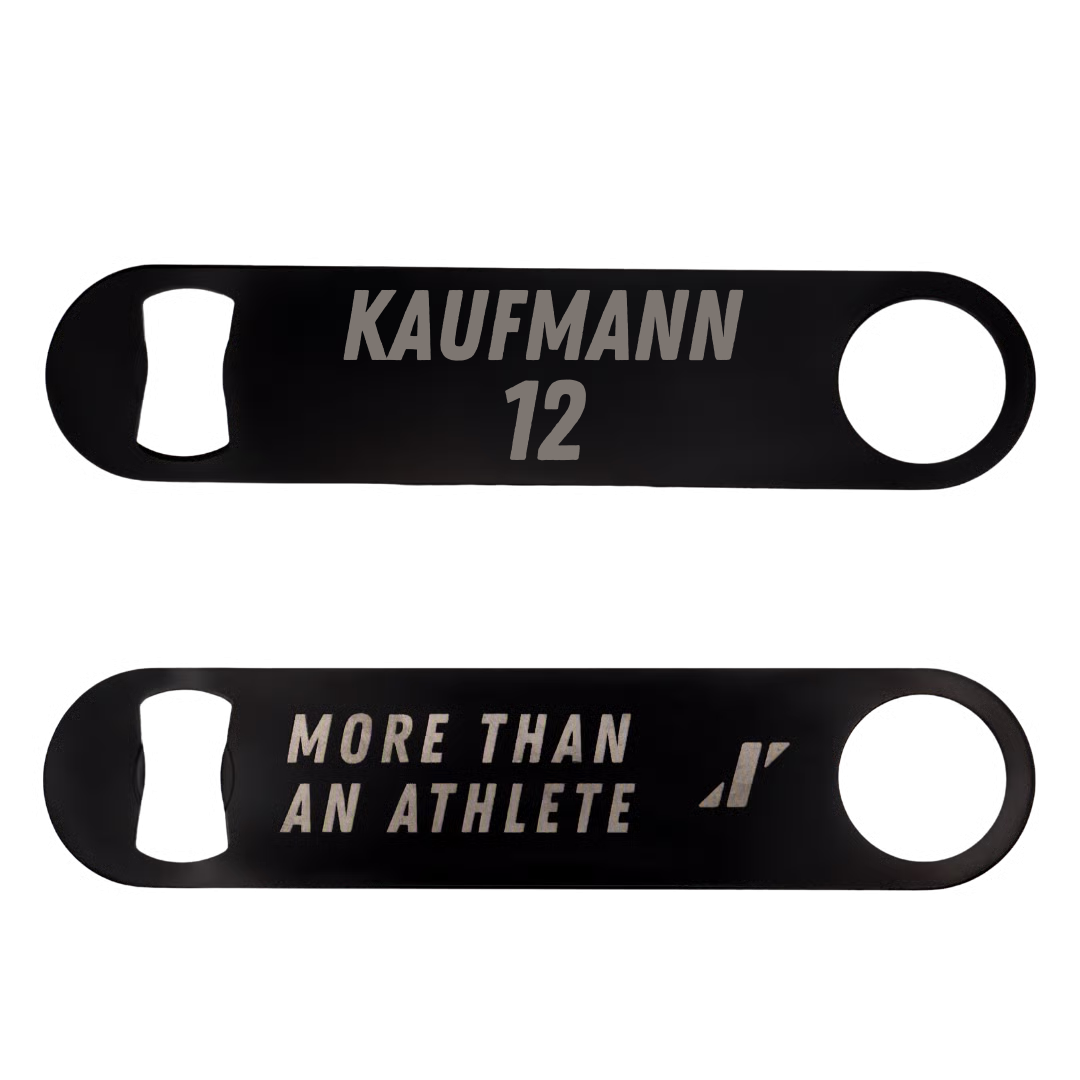 Basketball (W) Black Bottle Opener - #12 Niko Kaufmann