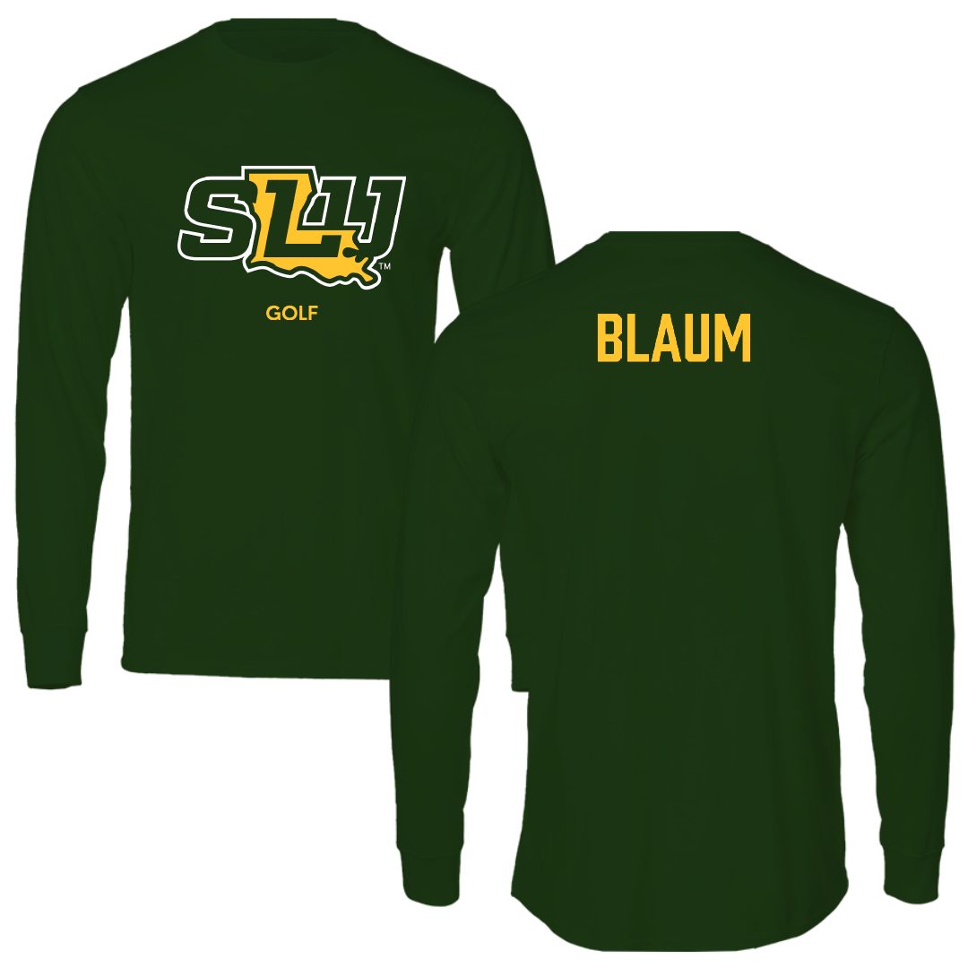 Southeastern Louisiana University Golf (M) Forest Green Long Sleeve - Patrick Blaum