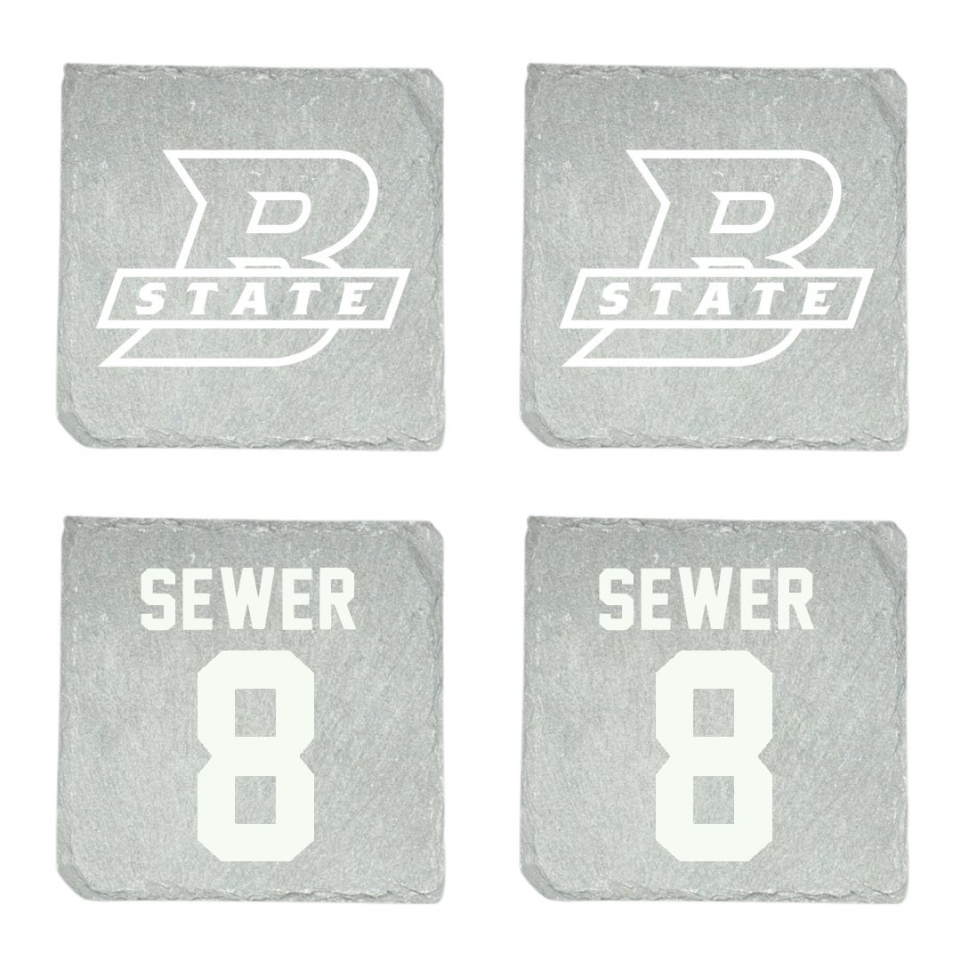 Bluefield State University Volleyball Stone Coaster (4 Pack)  - #8 Londyn Sewer