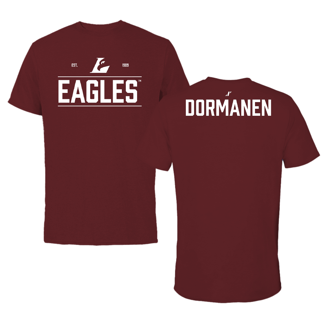 University of Wisconsin-La Crosse Wrestling (M) Maroon General Performance Tee - Tyler Dormanen