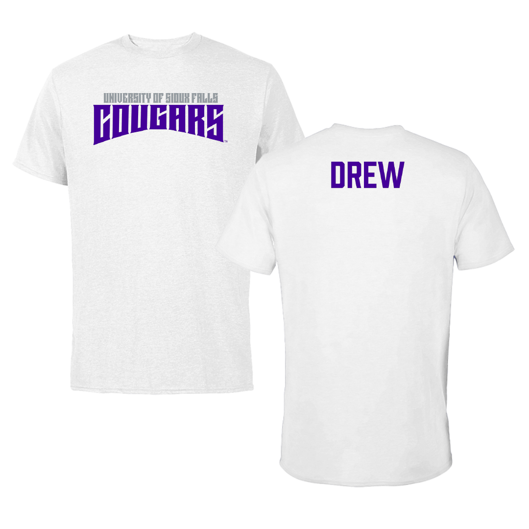 University of Sioux Falls TF and XC White Classic Tee - Jackson Drew