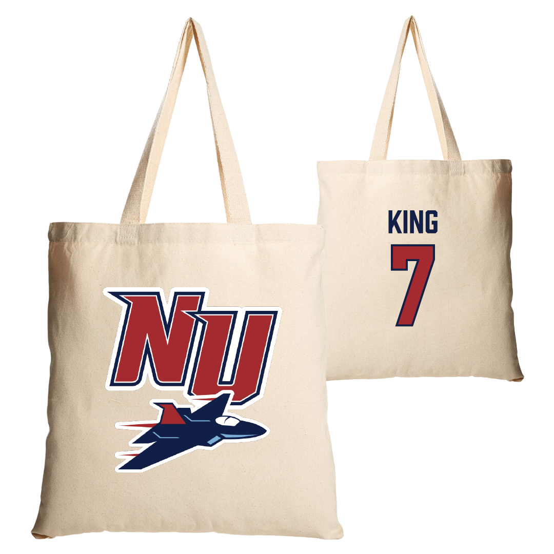 Newman University Bowling Tan Canvas Tote Bag - #7 Emalee King