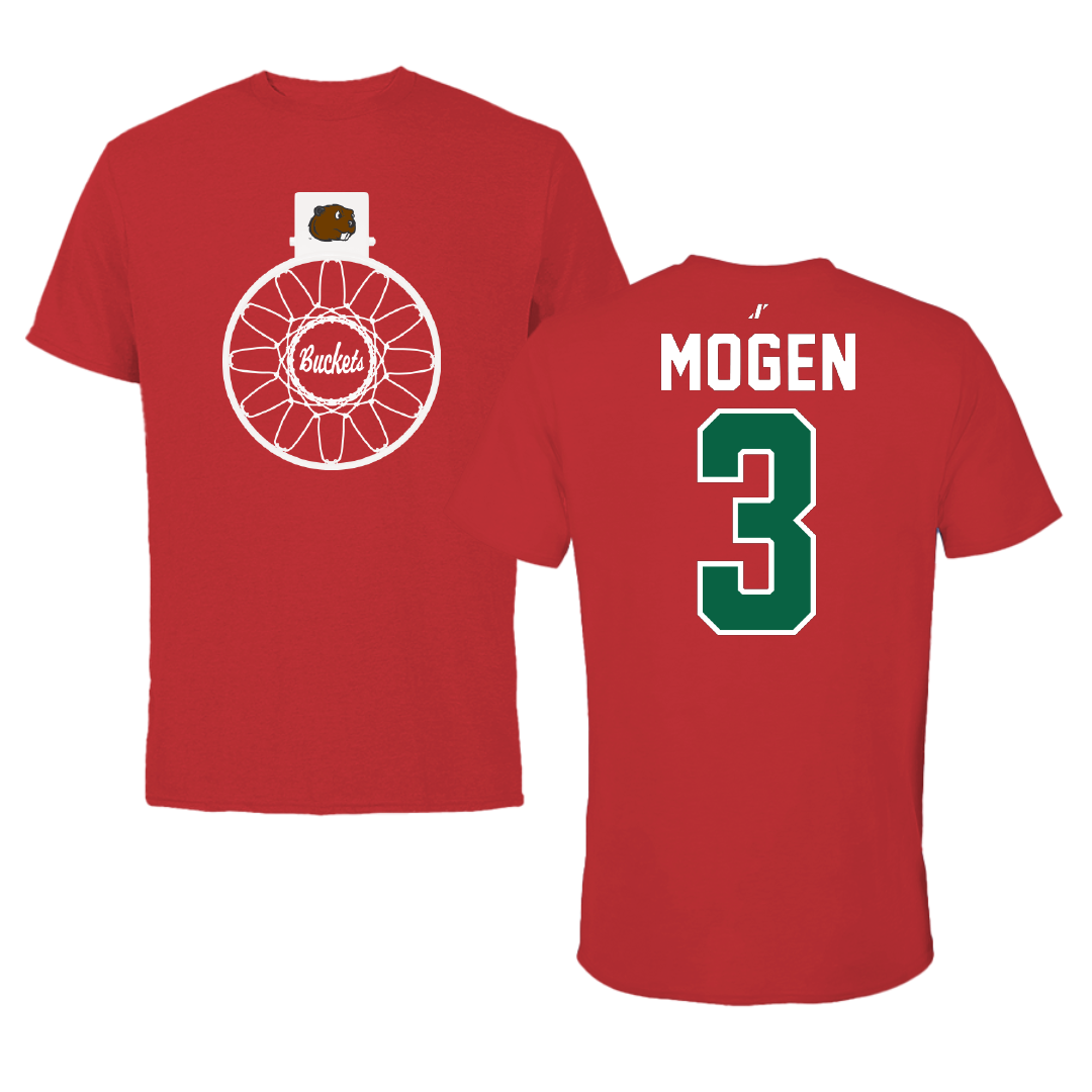 Minot State University Basketball Red Buckets Performance Tee - #3 Jessica Mogen