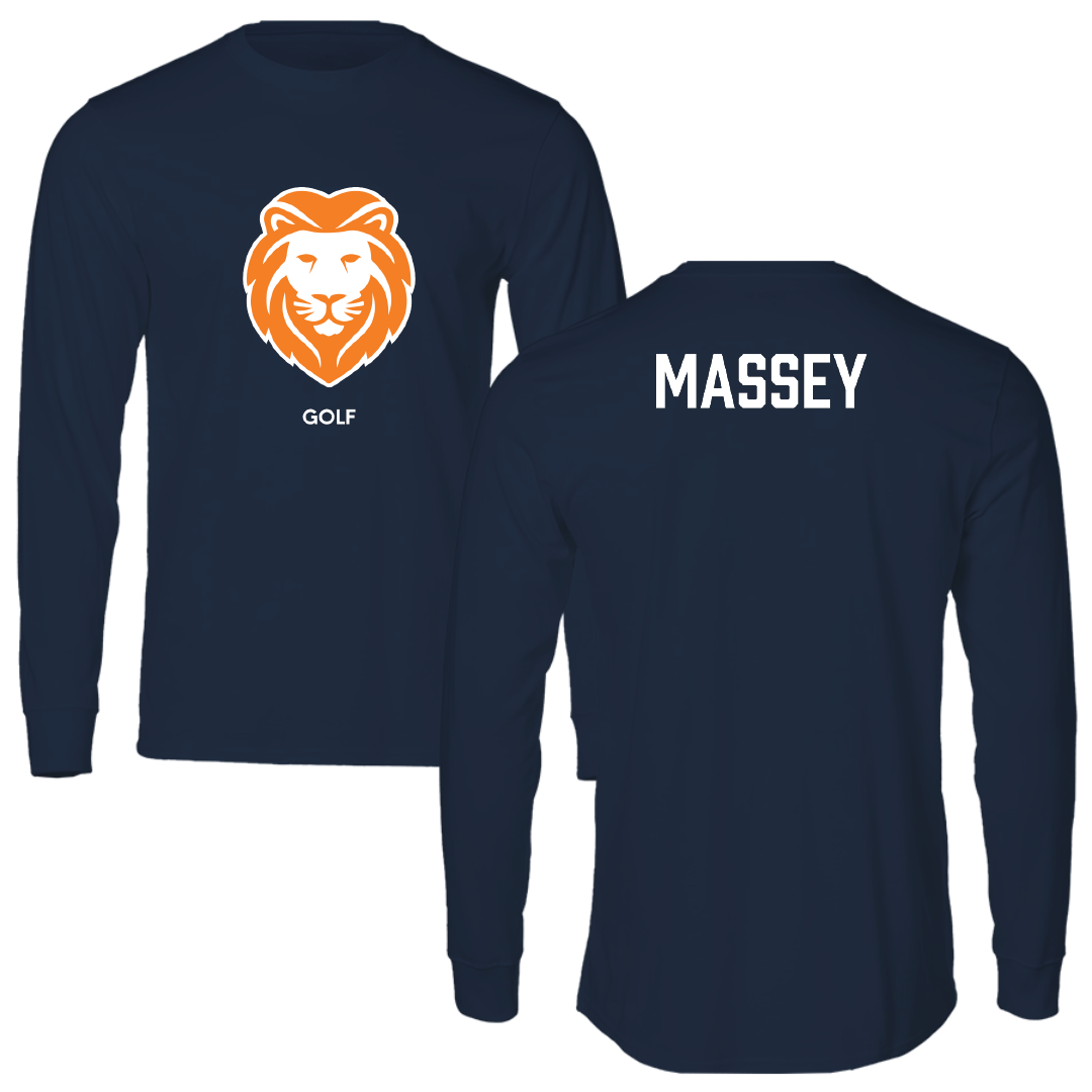 Wallace State Community College Golf (M) Navy Long Sleeve - John Massey